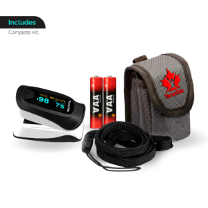 Pulse Oximeter- ToronTek-G64+Pulse oximeter with Carry Case, Lanyard and Batteries and CarryCase